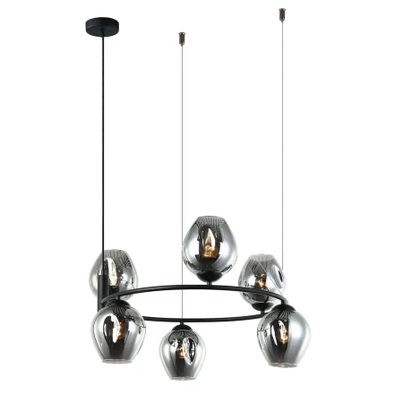 Lampa designerska wisząca Roxane MDM-4045-6 BK+SG - Italux